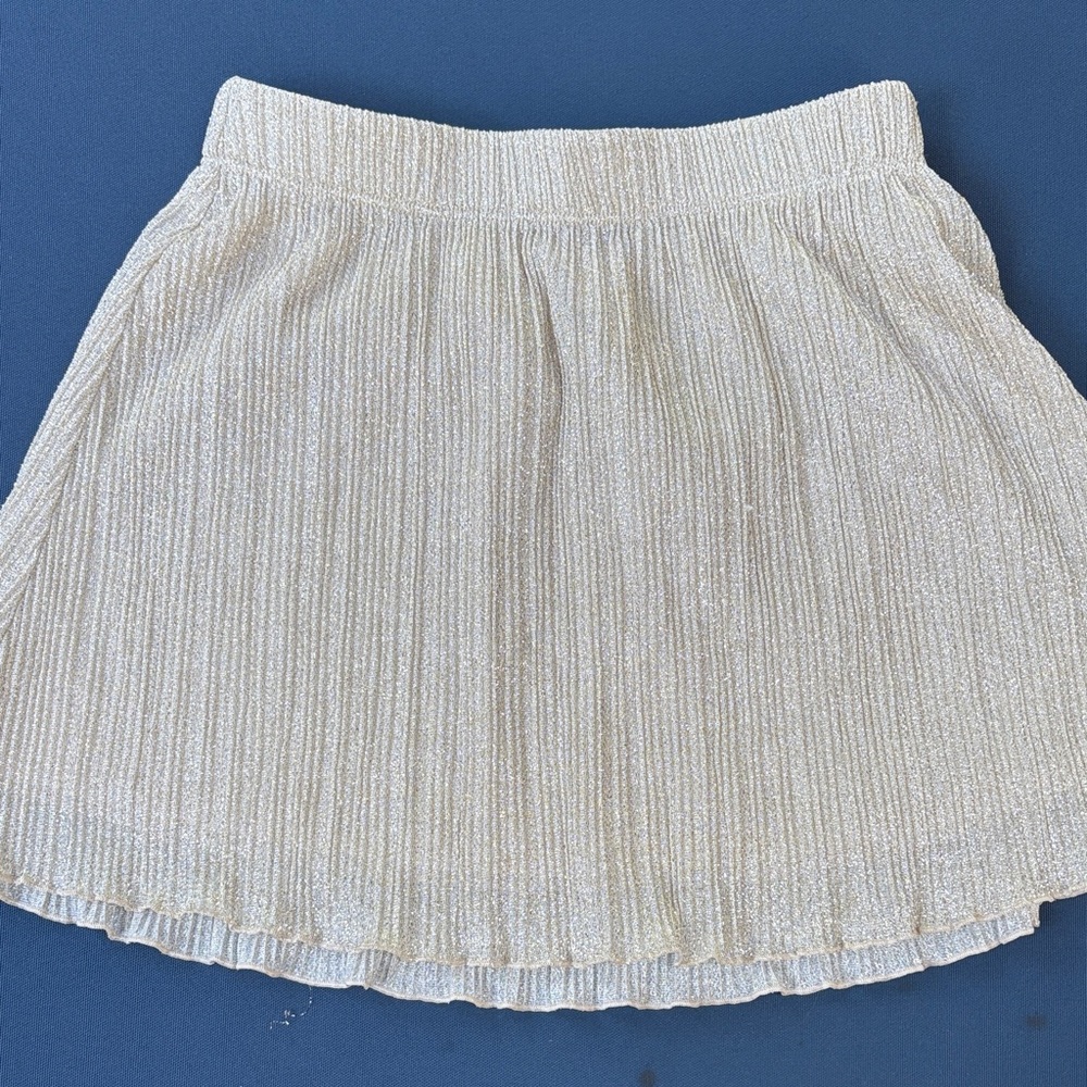 GAP Shimmering Cream A-Line Skirt